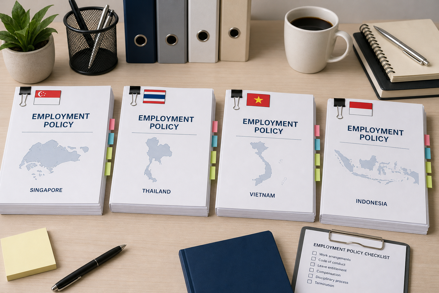 Employee handbooks built for Southeast Asia's actual rules